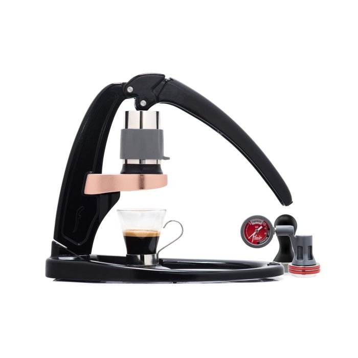 Rīks espresso pagatavošanai Flair Signature Black ar manometru