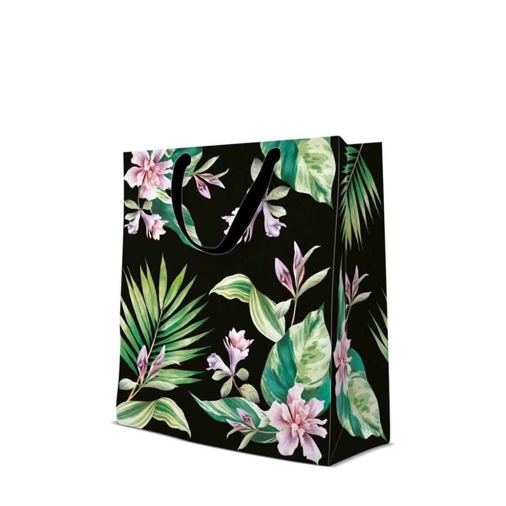 DĀVANU MAISIŅŠ LARGE 26.5x33.5x13CM, EXOTIC FLOWERS, Paw Decor Collection