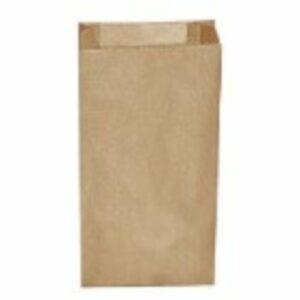 Maisiņi papīra 2kg 14+7×32cm brūni 100gab