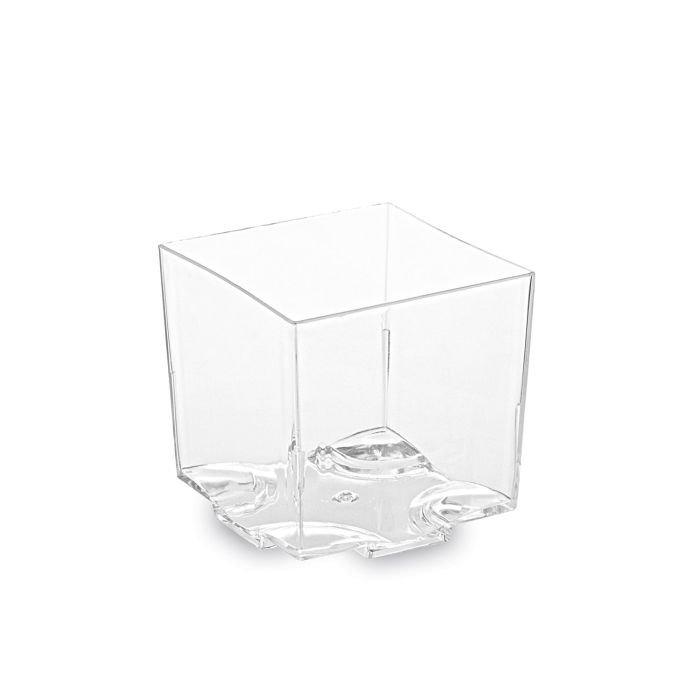 Trauciņi uzkodām MINI, 4.4x4.4x4.3cm,65ml, 20gb pl. caurspīdīgi