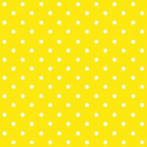 SALVETES 33x33CM, DOTS INTENSE YELLOW, Paw Decor Collection