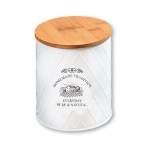COUNTRY COLLECTION UZGLABĀŠANAS TRAUKS D11CM, H13.5CM, BALTS, KOKS/METĀLS, FSC, Kesper