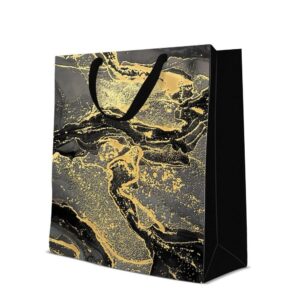 DĀVANU MAISIŅŠ PREMIUM, LARGE 26.5x33.5x13CM, MARBLE, Paw Decor Collection