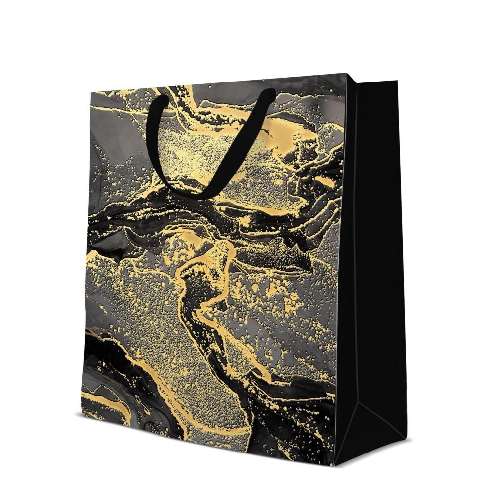 DĀVANU MAISIŅŠ PREMIUM, LARGE 26.5x33.5x13CM, MARBLE, Paw Decor Collection
