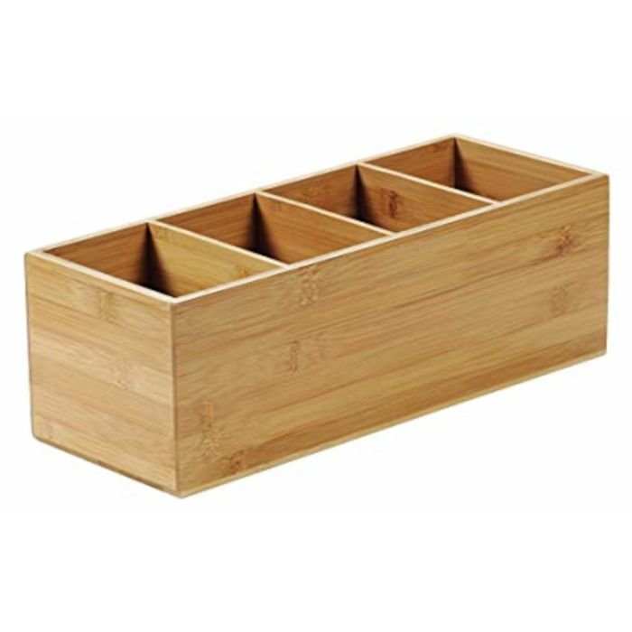 Trauks galda piederumiem 35x14x12cm bambusa brūns
