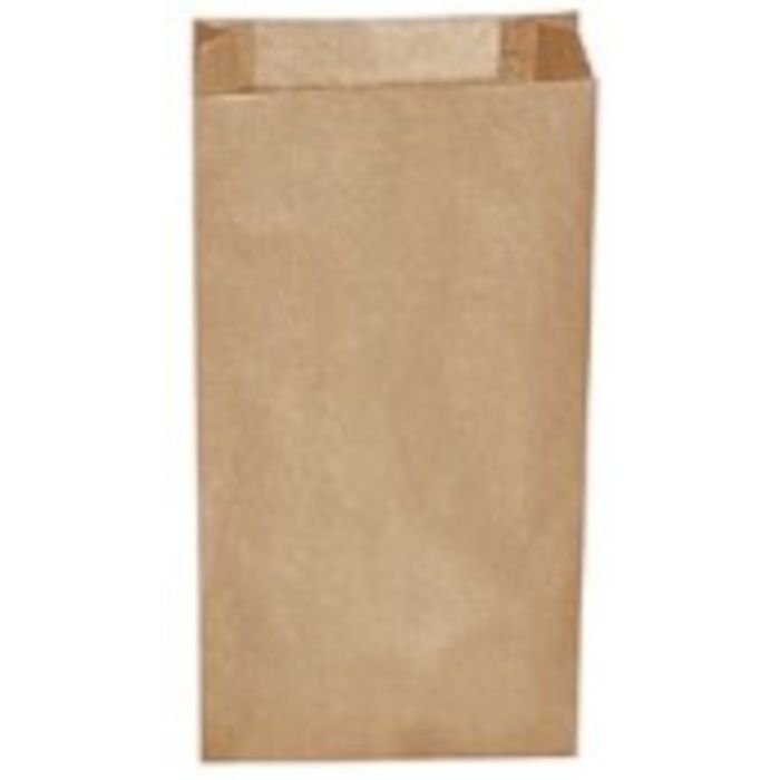 Maisiņi papīra 0.5kg 10+5×22cm brūni 500gab