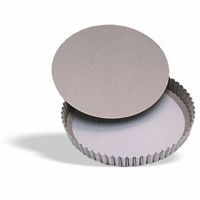 Forma tortei ø 10cm h-1.8cm ar vilņotu malu un izņemamu apakšu