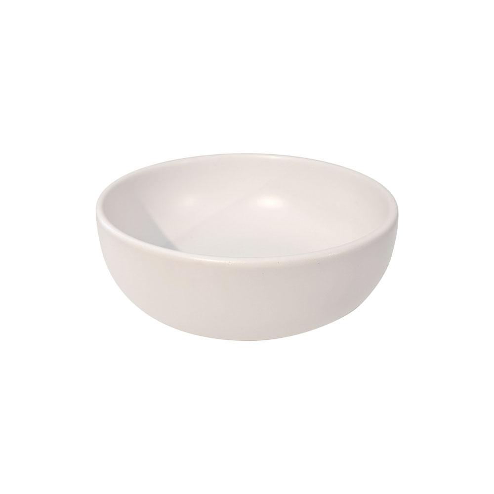 KERA BĻODA BALTA MATĒTA 15 CM, Keramika