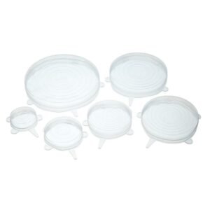KITCHENCRAFT PĀRTIKAS VĀCIŅI BALTI 6GAB, SILIKONS, Kitchen Craft