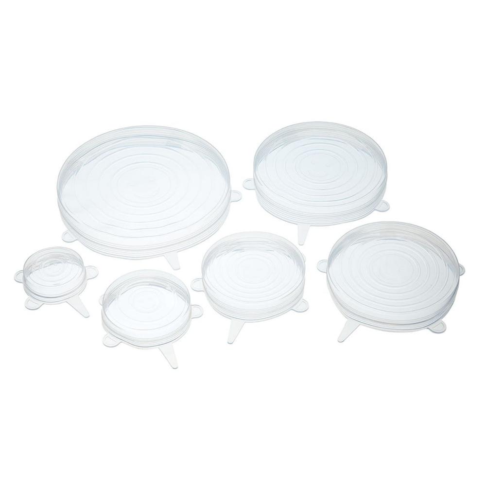 KITCHENCRAFT PĀRTIKAS VĀCIŅI BALTI 6GAB, SILIKONS, Kitchen Craft