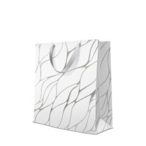 DĀVANU MAISIŅŠ PREMIUM, LARGE 26.5x33.5x13CM, FLUID WAVES, Paw Decor Collection