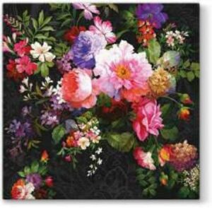 SALVETES 33x33CM, ROSES ON VELVET, Paw Decor Collection