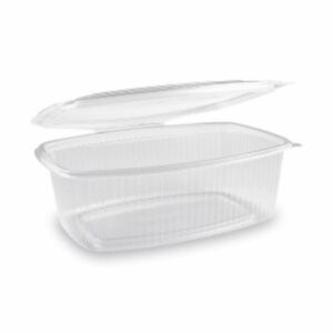 Kārbas v/l. plastmasas ar vāku 2000ml 23.2x17.7cm h-8.3cm 25gab