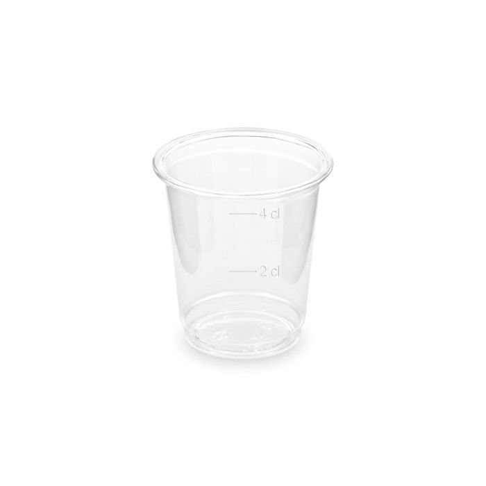 Glāzes v/l. plastmasas (PET) Ø48mm 40ml 40gab