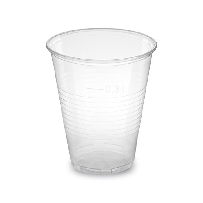 Glāzes v/l. plastmasas 300ml caurspīdīgas 10gab