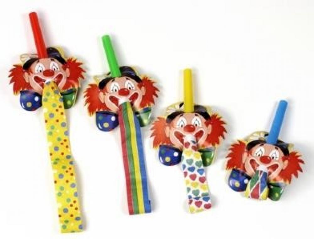 CLOWN FACE MĒLES 40CM, 4GAB. 0.056 kg / iepak., Pap Star