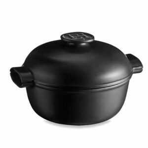 Katls ar vāku ø 27cm, 4L DELIGHT melns indukcijas