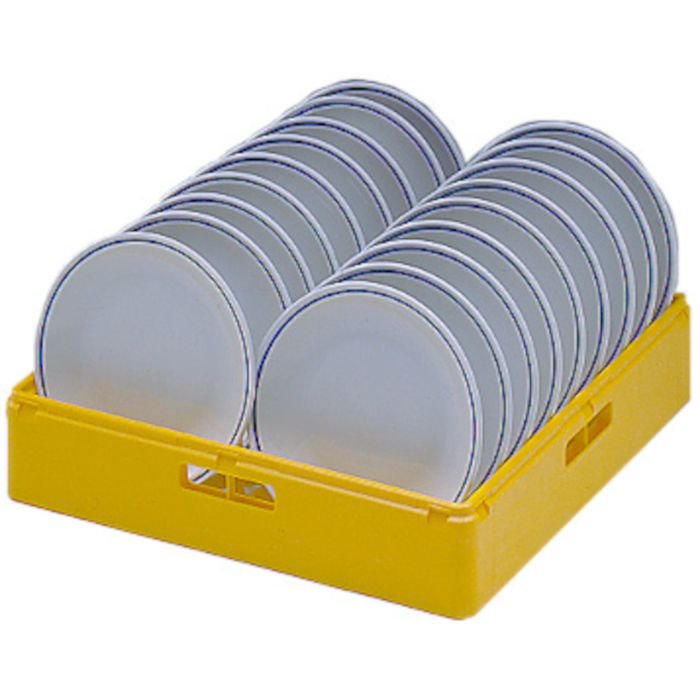Grozs 18 pusdienu šķīvjiem 240 mm, dzeltens