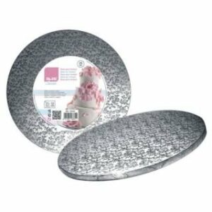 Paliktnis kūku ø30cm h-1.2cm sudraba