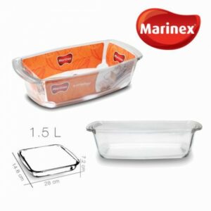 Forma cepšanai stikla 1.5L 27*14*7cm Marinex