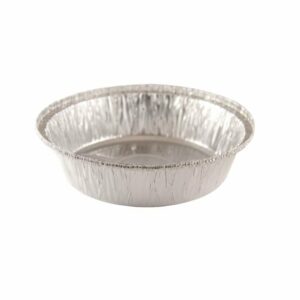 Alumīnija kārba v/l. ø 18.2cm h-4.3cm 770ml (vāks 79210)