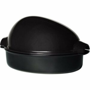 Trauks putnu gaļas cepšanai ar vāku 41.5x27.5cm, 9L, t.pelēks