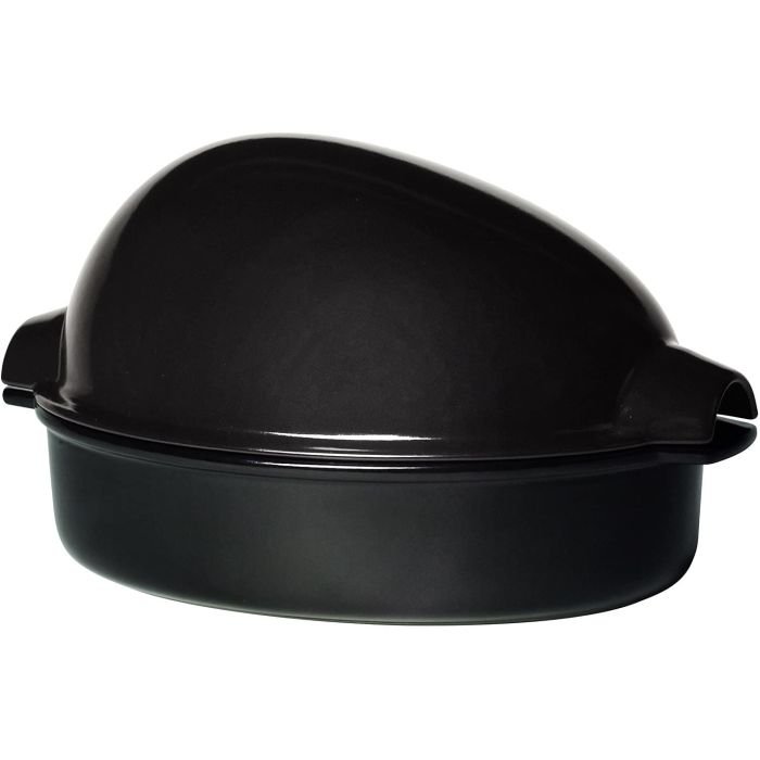 Trauks putnu gaļas cepšanai ar vāku 41.5x27.5cm, 9L, t.pelēks