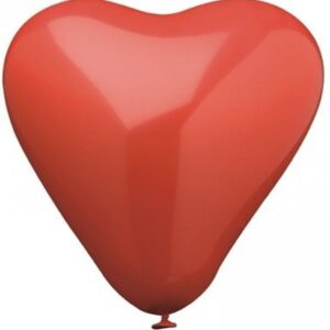 HEART BALONI D19CM, 4GAB. 0.031 kg / iepak., Pap Star