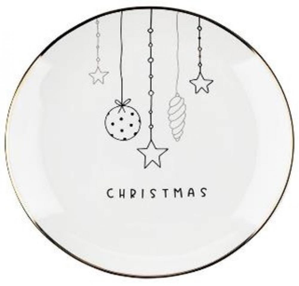 JINGLE BELLS DESERTA ŠĶĪVIS 20CM, PORCELĀNA, MPL Consulting