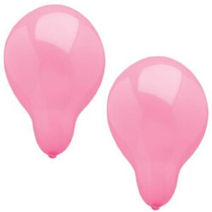 BALONI D25CM ROZĀ,10GAB., 0.036 kg / iepak., Pap Star