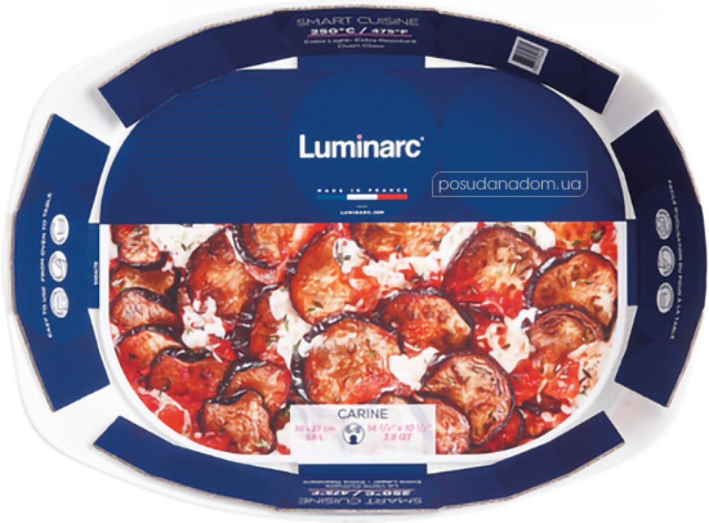 SMART CUISINE CEPAMTRAUKS 38x27CM, OVĀLS, STIKLS, Luminarc