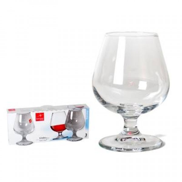 Konjaka glāzes 250ml 3vnt Globo