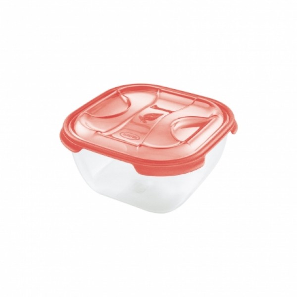 Dėžutė maistui plast. 2L 19.5*19.5*10cm NUVOLA