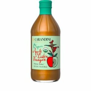 Ābolu sidra etiķis 5% nefiltrēts BIO 500ml CARANDINI