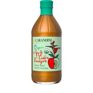 Ābolu sidra etiķis 5% nefiltrēts BIO 500ml CARANDINI