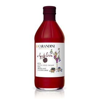 Ābolu sidra etiķis Applelixir ar acai, aronijām un plūškoku 500ml CARANDINI