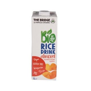 Rīsu dzēriens ar mandelēm BIO (bezglutēna) 1000ml