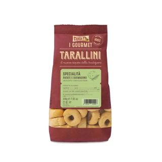 Itāļu uzkoda Tarallini ar rozmarīnu un kartupeļiem 200g