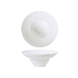 FINE PLUS DZIĻAIS ŠĶĪVIS AR MALU 21CM, BALTS, PORCELĀNS, Leela Baralee