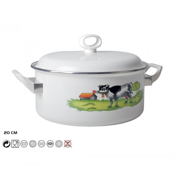 Emaljēts katls 20cm 2.5L s/d BD09078C