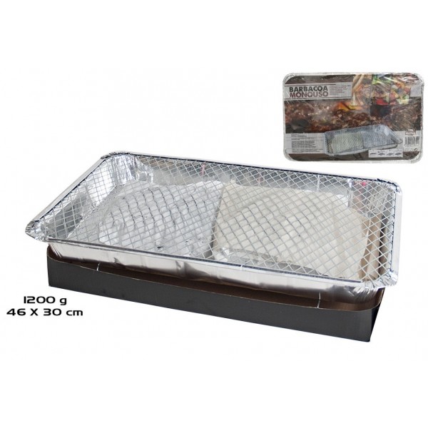 Vienkartinė kepsninė BBQ,1200g 46*30cm