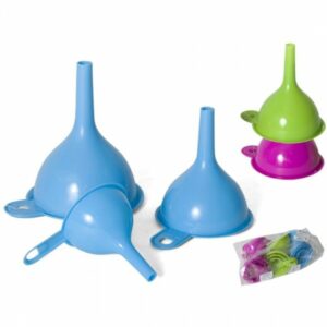 Piltuvėliai plast. 5.5/ 7/ 9cm 3vnt