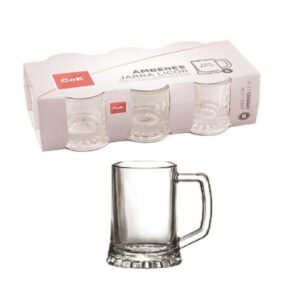 Glāzes 22ml 6vnt ar ranken. Amberes Z2701
