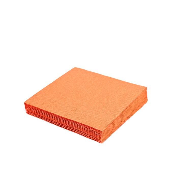 Salvetes 33cm 2-k. oranžas 50gab