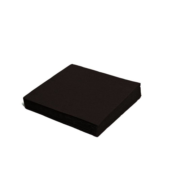 Salvetes 33cm 2-k. melnas 50gab