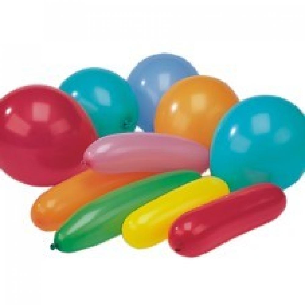 BALONI 20GAB., DAŽĀDĀS KRĀSĀS 0.053 kg / iepak., Pap Star