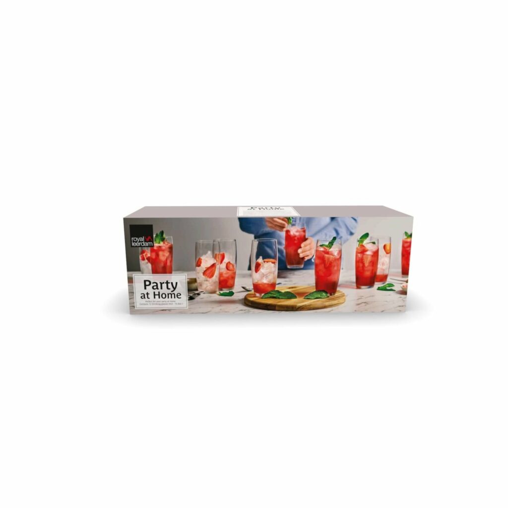 Glāžu kompl. 12gab 440ml PARTY AT HOME HiBall