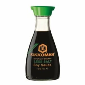 Sojas mērce KIKKOMAN 150ml par 43% mazāk sāls