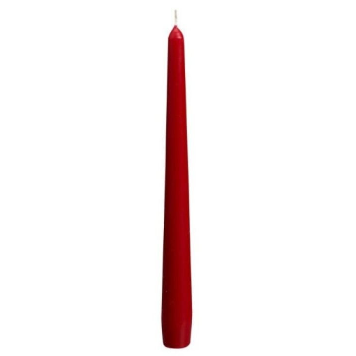 Sveces h-24.5cm 30gab konusveida, bordo VN