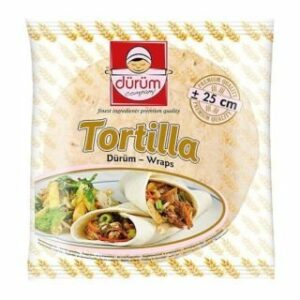 Kviešu miltu tortillas ø 25cm nesaldētas 1040g 18gab